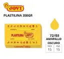 PLASTILINA JOVI GRANDE 72 AMARILLO OSCURO 350 G