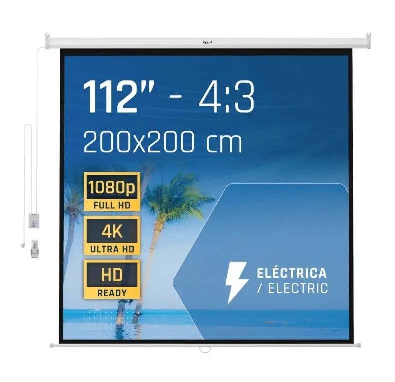 PANTALLA ELÉCTRICA 4:3 112" IGGUAL