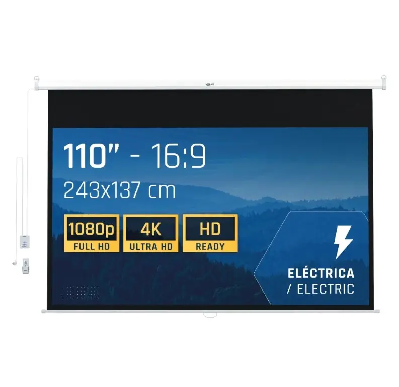 PANTALLA ELÉCTRICA 16:9 IGGUAL 110" 243x137 CM 