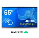 PANTALLA INTERACTIVA 65" 4K IGGUAL ORCHID ANDROID 14