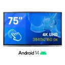 PANTALLA INTERACTIVA 75" 4K IGGUAL ORCHID ANDROID 14