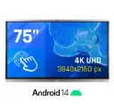 PANTALLA INTERACTIVA 4K IGGUAL ORCHID 75" WEBCAM