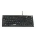 TECLADO USB COMPACTO TKL DE IGGUAL SLIM NEGRO