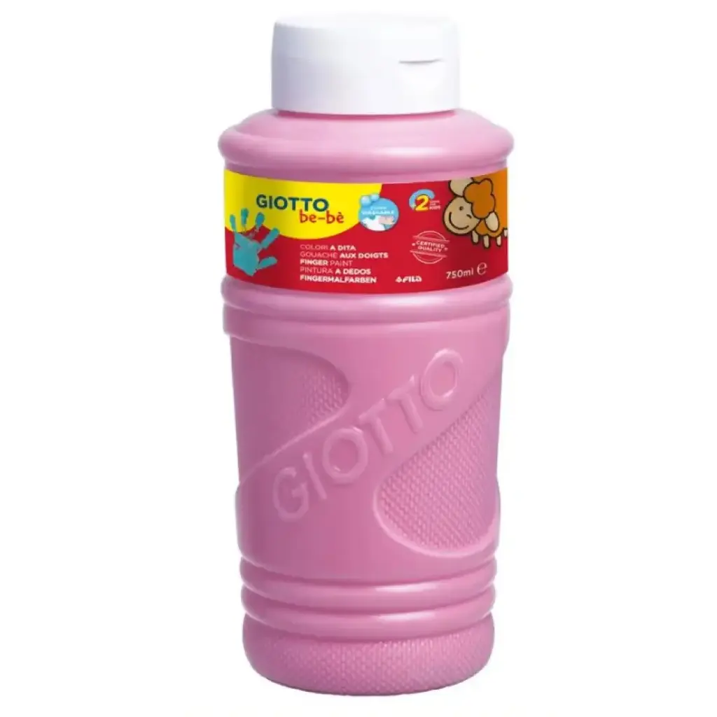 PINTURA GIOTTO DEDOS BE-BE 750ML ROSA