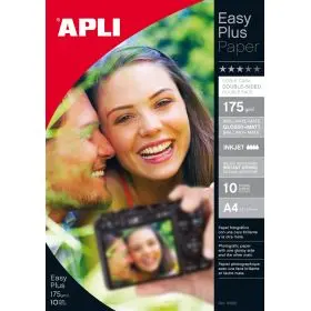 PAPEL FOTOGRÁFICO APLI EASYNPLUS A4 175G 10 HOJAS