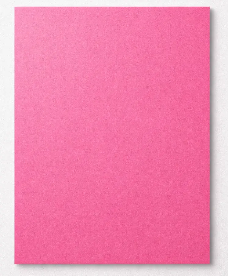 TAPAS CARTÓN GOFRADO A4 ROSA 50 UDS