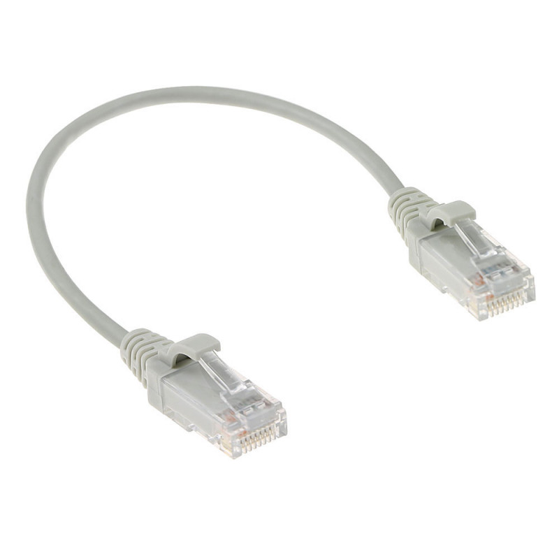 LATIGUILLO DE RED NANOCABLE CAT.6 UTP RJ45 25CM NEGRO