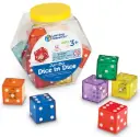 DADOS JUMBO DOBLES TRANSPARENTES