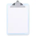 CARPETA CON PINZA BLANCA