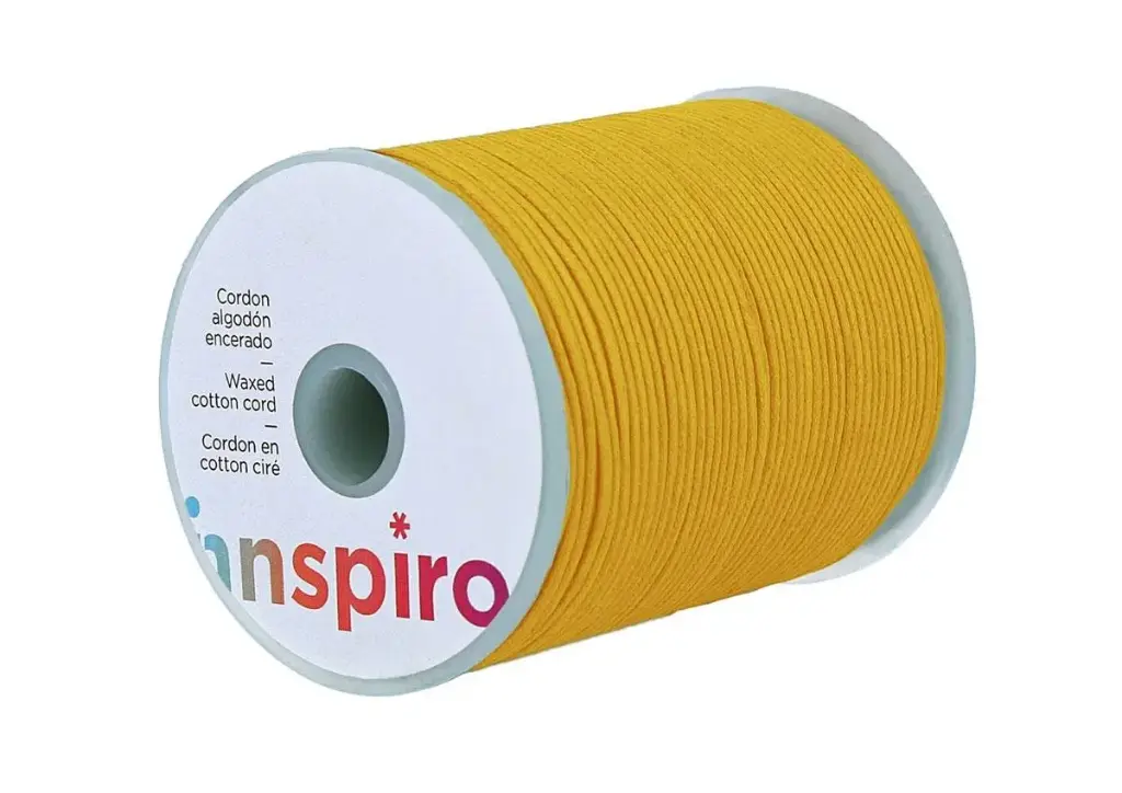 CORDON ENCERADO AMARILLO 1.5MM.100M