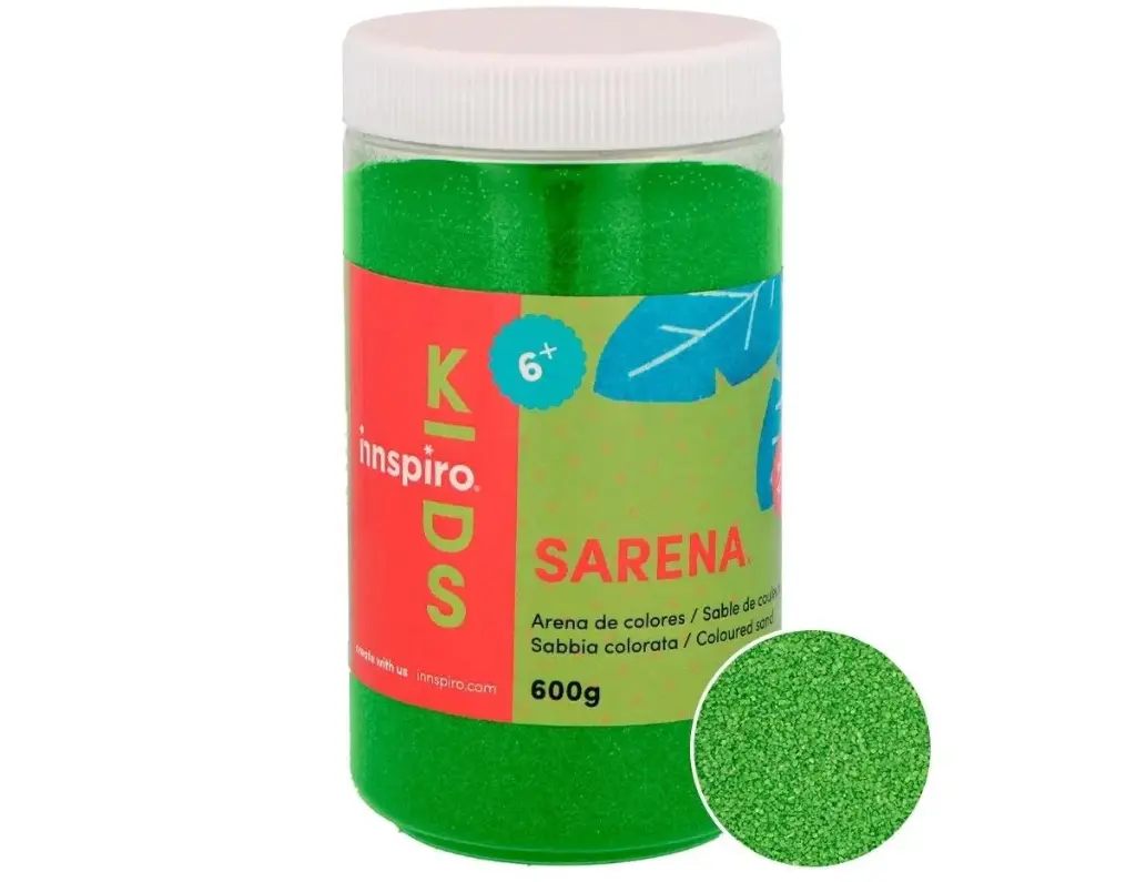 ARENA MANUALIDADES VERDE 600GR         