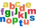 LETRAS MINUSCULAS GOMA EVA 104 UDS  