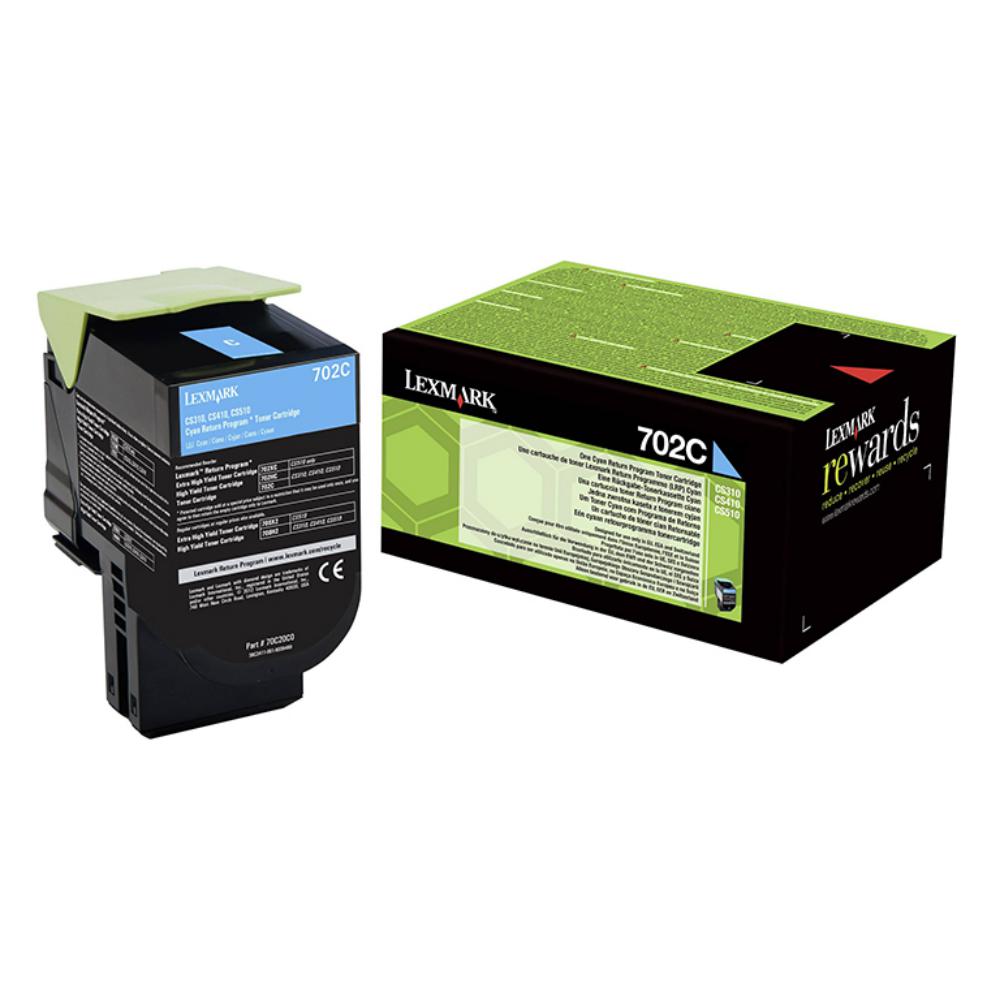 LEXMARK TONER CS310N/410DN/510DE/510DTE RETORNABLE CIAN 1.000 PAGINAS