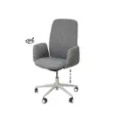 SILLA OFICINA BRITISH GRIS - SOMCASA