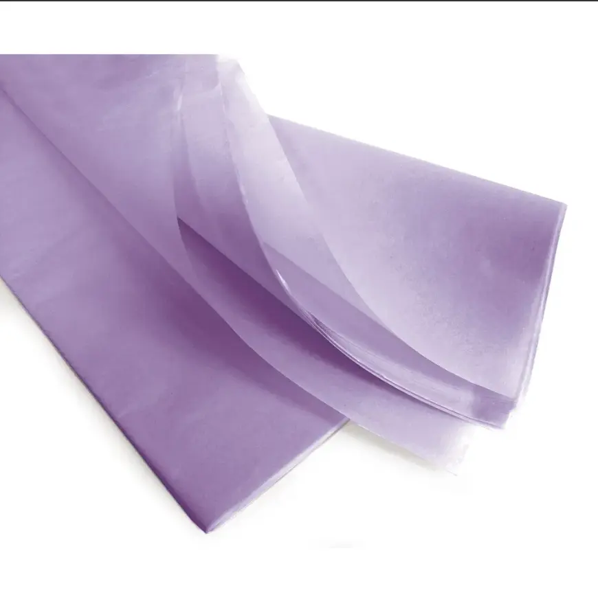 PAPEL SEDA RESMA 500H 50×75CM 18 G LILA MANO 25 HOJAS 