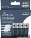 PILAS RECARGABLES MEDIARANGE AA USB-C 1.5V 1400mAh 4 UNIDADES 