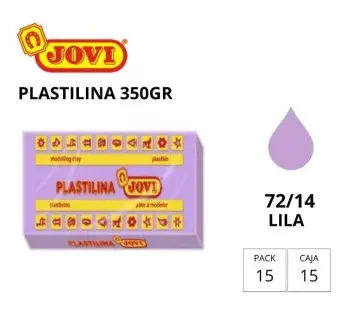 PLASTILINA JOVI GRANDE 72 LILA 350 G