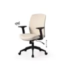 SILLA OFICINA MARYLAND BEIGE- SOMCASA