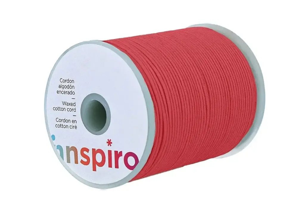 CORDON ENCERADO ROJO 1.5MM.100M   