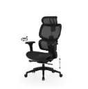 SILLA OFICINA TORONTO NEGRO/NEGRO - SOMCASA