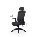 SILLA OFICINA MONTREAL NEGRO - SOMCASA 