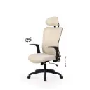 SILLA OFICINA MONTREAL BEIGE - SOMCASA 