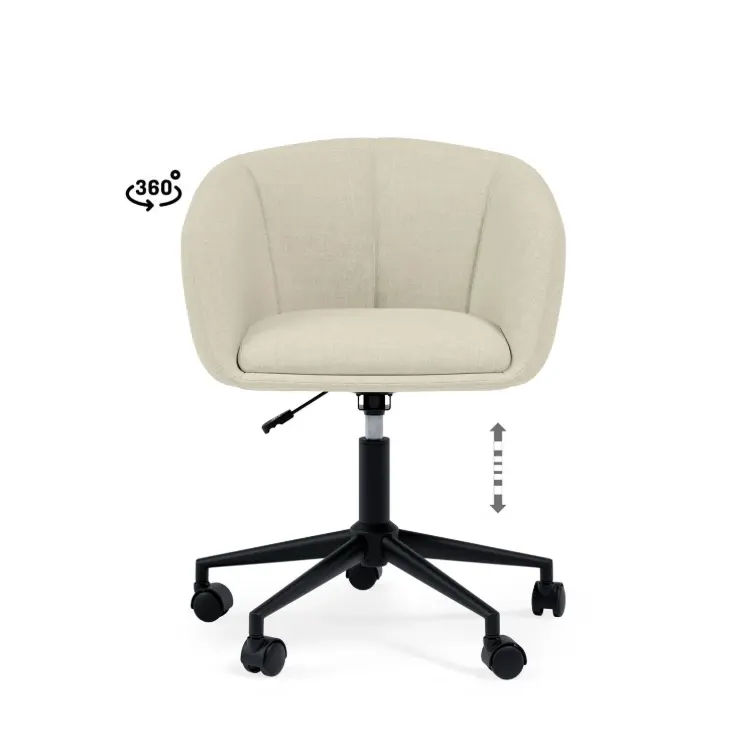 SILLA OFICINA ARIZONA BEIGE - SOMCASA