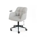 SILLA OFICINA STANFORD GRIS CLARO - SOMCASA