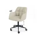 SILLA OFICINA STANFORD BEIGE - SOMCASA