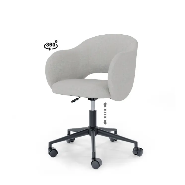 SILLA OFICINA TALLIN GRIS CLARO - SOMCASA