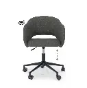 SILLA OFICINA TALLIN GRIS OSCURO - SOMCASA