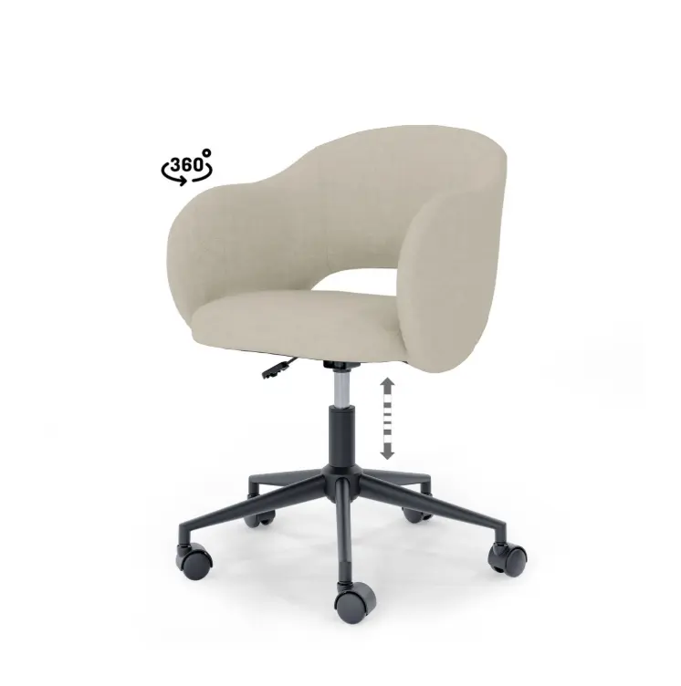 SILLA OFICINA TALLIN BEIGE - SOMCASA