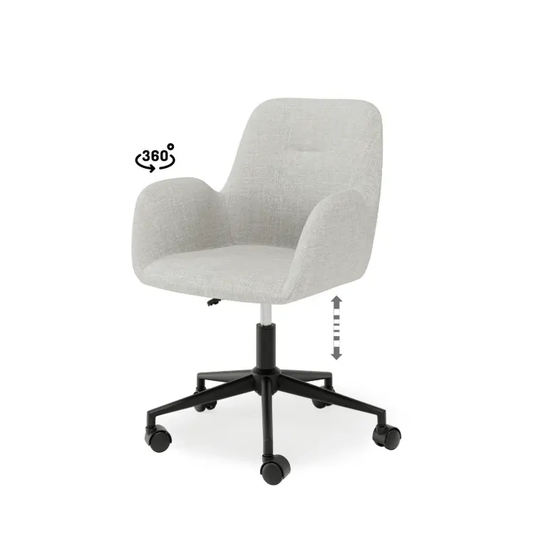 SILLA OFICINA IRVINE GRIS - SOMCASA