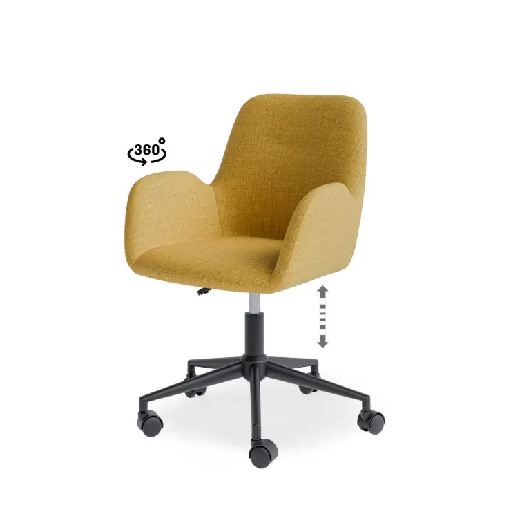 SILLA OFICINA IRVINE MOSTAZA - SOMCASA