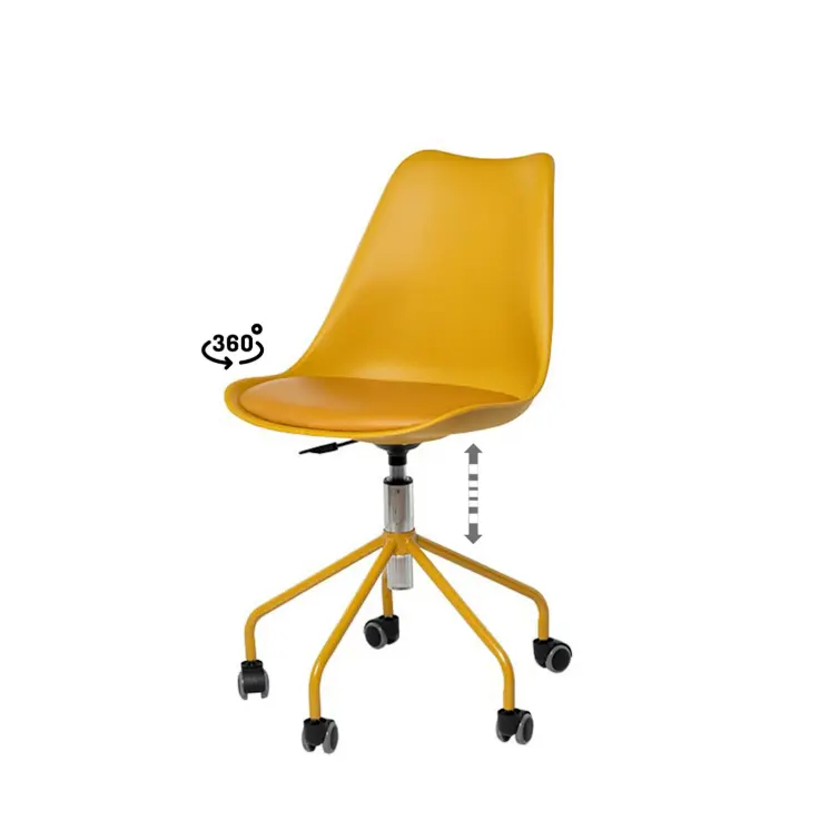 SILLA OFICINA YALE MOSTAZA - SOMCASA