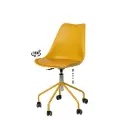 SILLA OFICINA YALE MOSTAZA - SOMCASA
