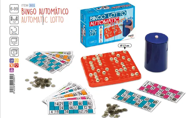 BINGO AUTOMATICO 90 BOLAS