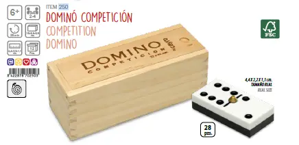 DOMINO COMPETICION-MADERA FSC