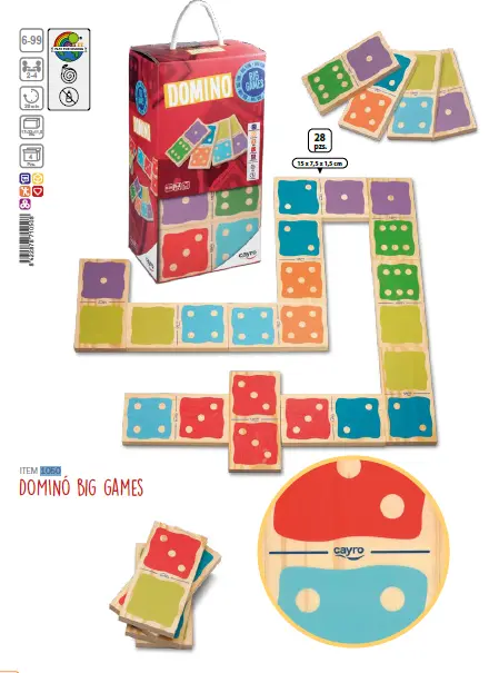 DOMINO GIGANTE DE MADERA