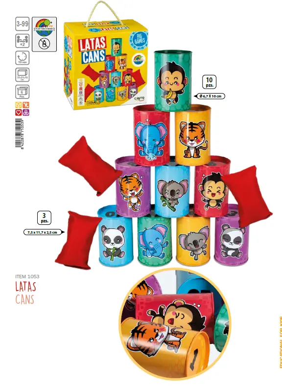 JUEGO LAS LATAS