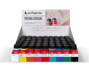 LA PAJARITA EXPOSITOR SOBREMESA 35ML.6 UD.X COLOR-9 COLORES
