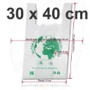 BOLSAS CAMISETA 30/20*40CM 300GG-XXI