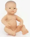 MUÑECO BABY ASIATICA NIÑA SINDROME DOWN 38CM    