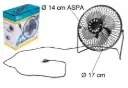 VENTILADOR HIERRO USB 17X9CM