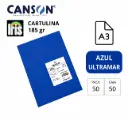 CARTULINA CANSON IRIS A3 AZUL ULTRAMAR 