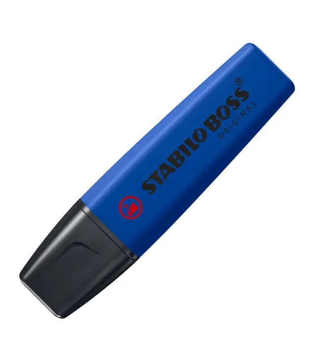 MARCADOR FLUORESCENTE STABILO BOSS 70 AZUL MARINO 