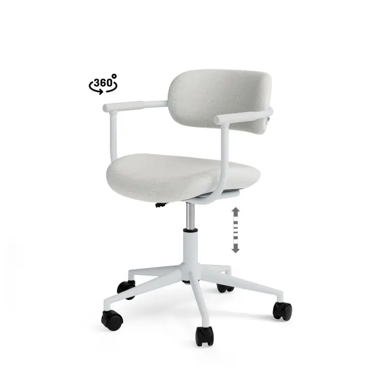 SILLA OFICINA OXFORD GRIS - SOMCASA