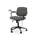 SILLA OFICINA COLUMBIA GRIS OSCURO - SOMCASA