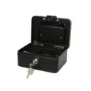 CAJA DE CAUDALES METÁLICA CON LLAVE 15X7.5X10.5