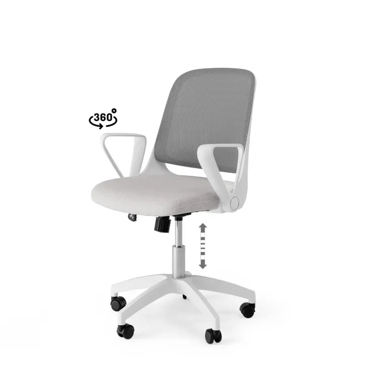 SILLA OFICINA SIRACUSA GRIS - SOMCASA